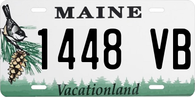ME license plate 1448VB