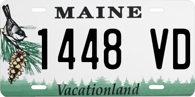 ME license plate 1448VD