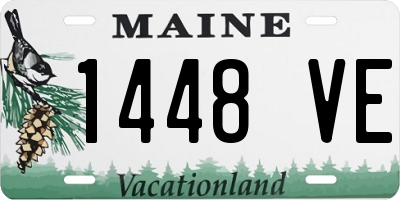 ME license plate 1448VE