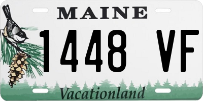 ME license plate 1448VF