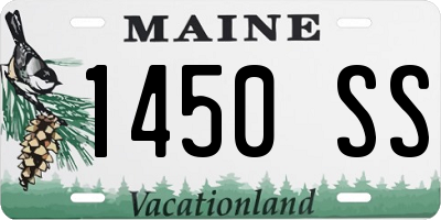 ME license plate 1450SS