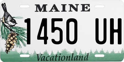 ME license plate 1450UH