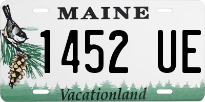 ME license plate 1452UE