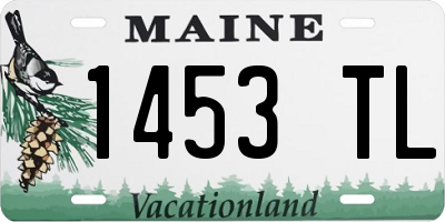ME license plate 1453TL
