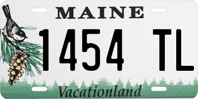 ME license plate 1454TL