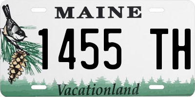 ME license plate 1455TH