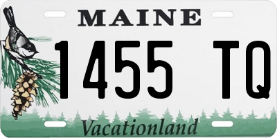 ME license plate 1455TQ