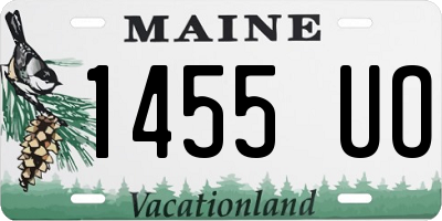 ME license plate 1455UO