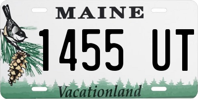 ME license plate 1455UT