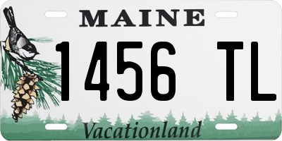 ME license plate 1456TL