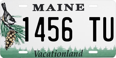 ME license plate 1456TU