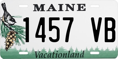 ME license plate 1457VB