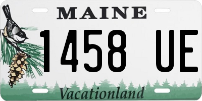 ME license plate 1458UE