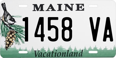 ME license plate 1458VA