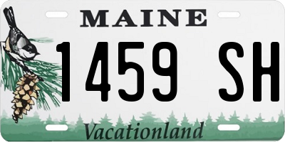 ME license plate 1459SH