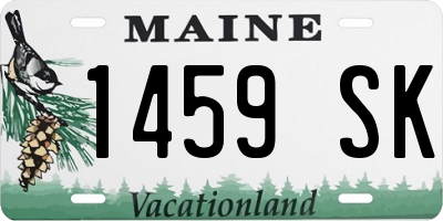 ME license plate 1459SK