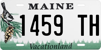 ME license plate 1459TH