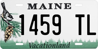 ME license plate 1459TL