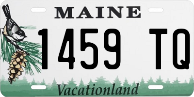 ME license plate 1459TQ