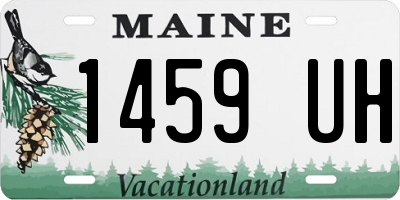 ME license plate 1459UH