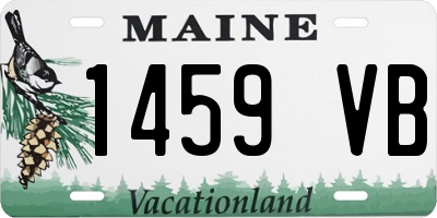 ME license plate 1459VB