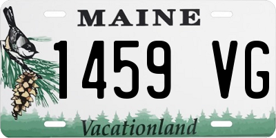 ME license plate 1459VG