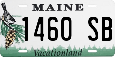 ME license plate 1460SB