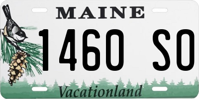 ME license plate 1460SO