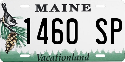 ME license plate 1460SP