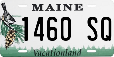 ME license plate 1460SQ