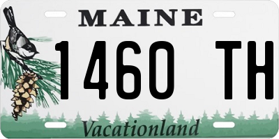 ME license plate 1460TH