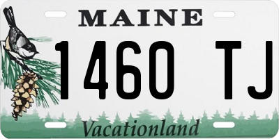 ME license plate 1460TJ