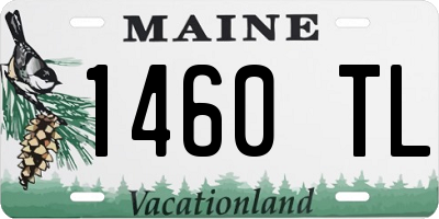 ME license plate 1460TL