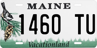 ME license plate 1460TU