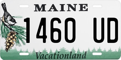 ME license plate 1460UD
