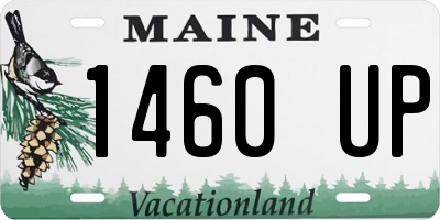 ME license plate 1460UP