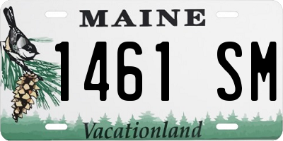 ME license plate 1461SM