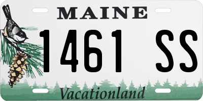 ME license plate 1461SS