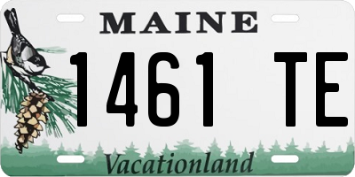 ME license plate 1461TE