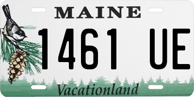 ME license plate 1461UE