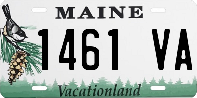 ME license plate 1461VA