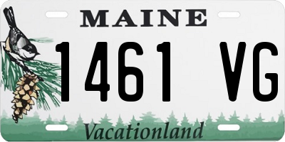 ME license plate 1461VG