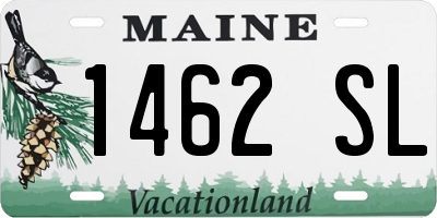 ME license plate 1462SL