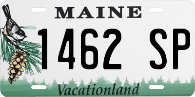 ME license plate 1462SP