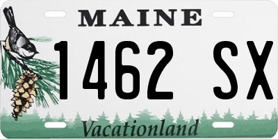 ME license plate 1462SX