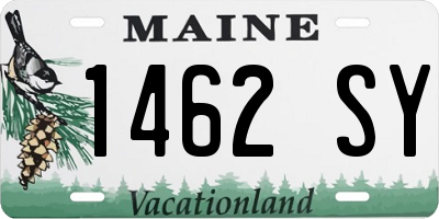ME license plate 1462SY