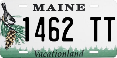 ME license plate 1462TT