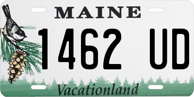 ME license plate 1462UD