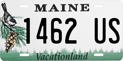 ME license plate 1462US