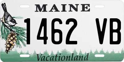 ME license plate 1462VB